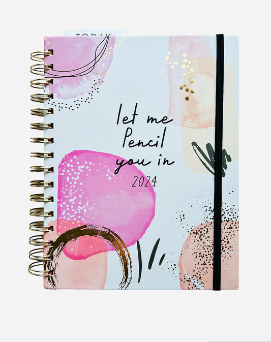 8x6 LET ME PENCIL YOU IN PLANNER