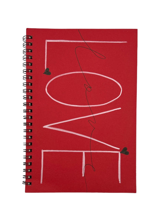 LOVE ACRYLIC NOTEBOOK