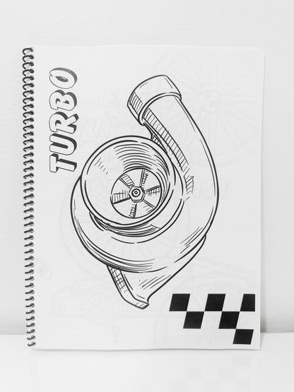CARS & TURBO COLORING BOOK