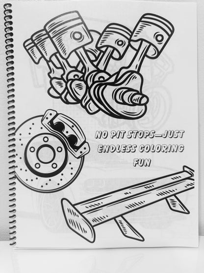 CARS & TURBO COLORING BOOK