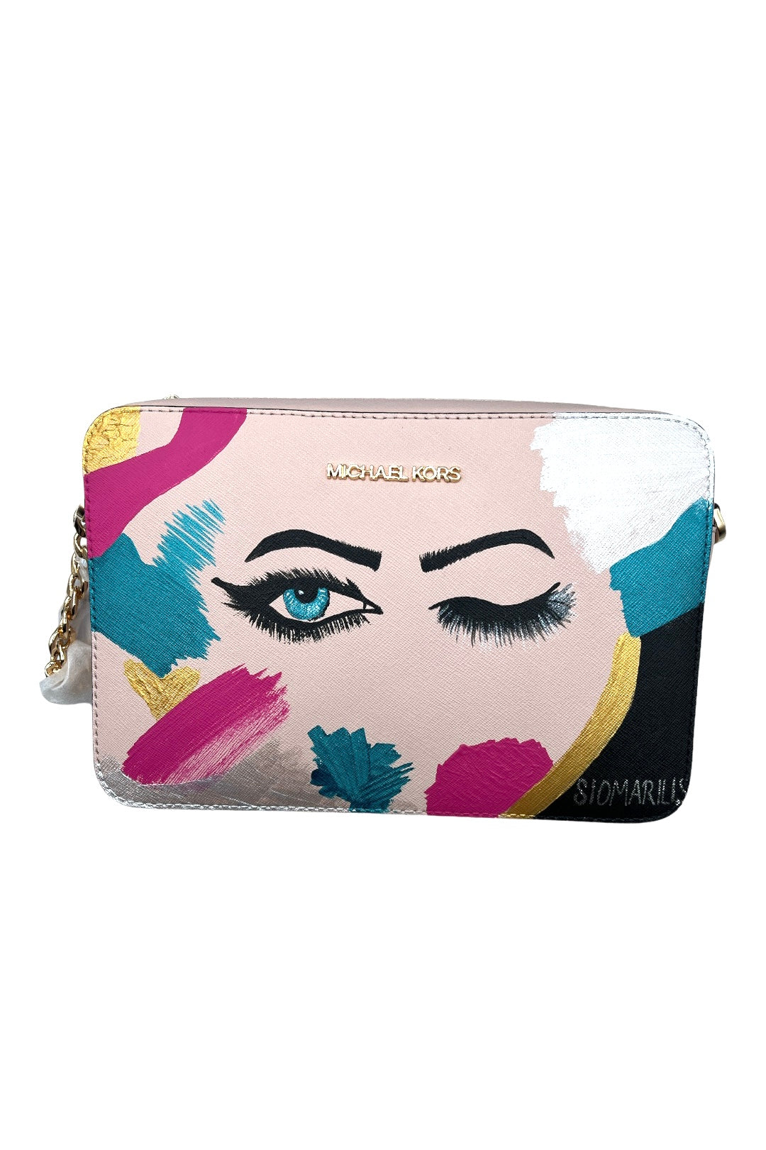 PAINTED MICHAEL KORS CROSSBODY BAG