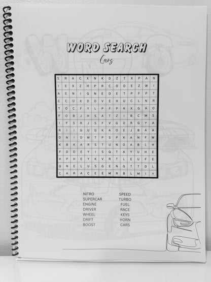 CARS & TURBO COLORING BOOK