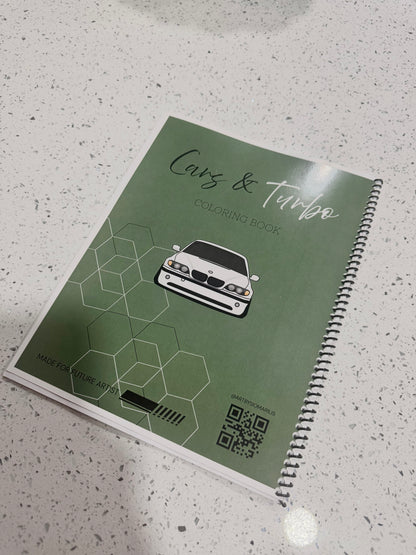 CARS & TURBO COLORING BOOK