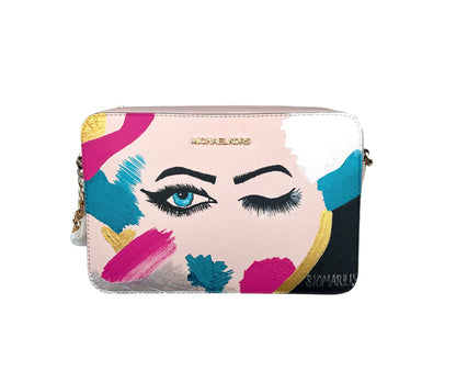 PAINTED MICHAEL KORS CROSSBODY BAG